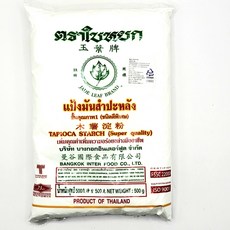 JADE LEAF TAPIOCA STARCH 태국 오리지널 타피오카 전분, 500g, 2개