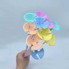(기쁨의 정원) 마카롱 풍선 막대 스틱 풍선컵 풍선장식 100개, 1개, 본상품선택