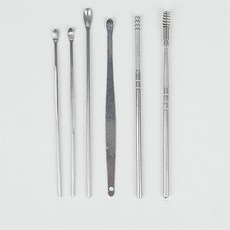 까미상사 귀이개 세트 끈끈이귀이개, 블랙