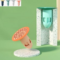 하수구 마개 배수구 트랩 화장실 냄새 차단 베란다 주방 세탁실 우수관 커버 싱크대, 화이트, 1개
