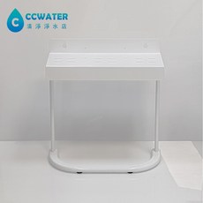 清淨淨水店 簡易10英吋三道式烤漆/不鏽鋼腳架組(含螺絲) - 適用標準濾殼, 1個, 烤漆3道空腳架-贈12支電鍍螺絲