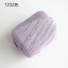 레이스 손뜨개질 크로셰 자수 예술 공예 스웨터 스카프 라인 중간 굵기, 1개, 12. Light purple