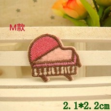 老羊樂器店 音樂刺繡布貼 徽章 DIY裝飾, 1個, M款