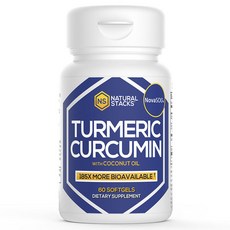 薑黃素&椰子油軟膠囊, 1個, 60顆
