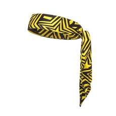 눈가리개 요리사 시음안대 흑백 안대 심사 피트니스 헤어밴드, 옐로우 스타, 1개, 1개입