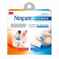 3M 雙效冷熱敷墊(盒) 冷熱雙用 舒緩肌肉疲勞 居家護理必備, 1個, 小巧敷 (2片/盒)