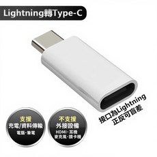 iPhone OTG 轉接頭 Type-C 隨身碟傳輸轉接器 適用於電腦手機, 1個, 蘋果轉TypeC