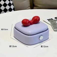 磁吸針線盒 學生宿舍手縫工具便攜多功能針線包, 1個, 居家必備：【木槿紫】磁吸收納+取針方便:16色線圈+20根大眼針+剪刀+卷皮尺+頂針