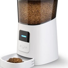 pinkri 카메라자동급식기 자동급식기 비디오 강아지 야간투시 급식기 HD 싱글볼, 1개