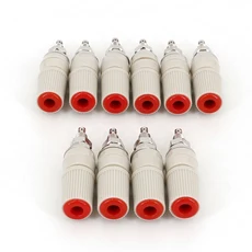 호환 10Pcs 4mm 황동 M5 고전류 바나나 여성 잭 패널 소켓 테스트 바인딩 포스트, 02 Red