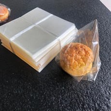 1000個麪包包裝袋甜甜圈現烤烘焙歐包打包袋雙開邊三角透明塑料袋, 1個