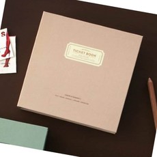 티켓북 포켓 앨범 항공권 보관함 수집책, 03 애쉬 브라운, 03애쉬브라운