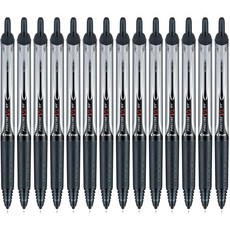Pilot Precise V5 RT 리필 가능 & 접이식 롤러볼 펜 엑스트라 파인 포인트 펜 0.5mm 블랙 14개 팩 - 학교 저널 및 사무실 글쓰기에 이상적, Pilot Precise V5 RT 리필 가능 & 접이