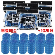 공정브릿지 늘푸른 변기 세정제, 60개, 50g