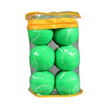 【臺灣出貨】REGAIL EXP12衹袋裝訓練網球 訓練網球 練習網球 壓力網球-奢尚匯品, 草綠色, 1個