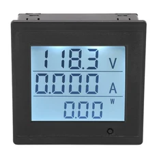 Z3-20A 디지털 전압계 DC 6‑200V LCD 화면 전류계 디스플레이 68*68*22mm 가정용 전기 시스템, 01 Z3-20A