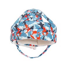 YSSHOP 8~36개월 남아 여아용 쿠션감 좋은 편안한 사이즈 조절식 아동 보호 헬멧 모자, 메쉬 폴리우레탄 스펀지, 블루 샤크