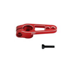 후타바 사복스 파워 모터용 알루미늄 서보 혼 암 톱니 스플라인 클램프 스티어링 사쿠라, 4. 빨간, 1개