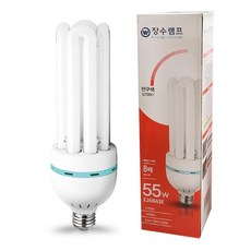 E26소켓 균일한 빛 발산 조명 EL 형광등 램프 55W 오렌지 전구색, 본품1개, 1개