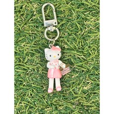 미니 롱다리 키티 열쇠고리 키티키링, 1개, 도트
