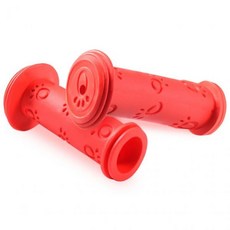 자전거핸들 자전거 핸들 바 그립 미끄럼 방지 부드러운 고무 더 나은 사이클링 경험, Red, 1개