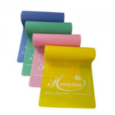 풀업밴드 고무밴드 운동밴드 요가밴드 스트레칭밴드 탄력밴드 QMWB96938, 연두색(0.5)