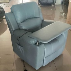 전동 리클라이너 네일샵 페디큐어 패디큐어 네일 패디, 전동 175 모자이크 발받침 포함, 더스티블루