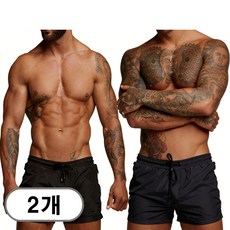 차쿠 1+1 남성 여름 헬스 숏 반바지 운동 스포츠 머슬 트레이닝 짐웨어 비치 숏 팬츠 반바지