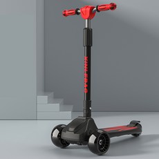 성인용 킥보드 세발 청소년 접이식 통학 등교 출퇴근, 큰 어린이 성인 모델/블랙/향상된 업그레이드, 1개