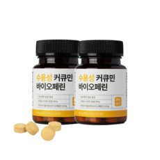 백세명작 수용성 커큐민 바이오페린 강황 시니어 36g, 2개, 60정