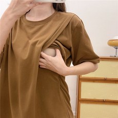 수유반팔티셔츠 여름 수유복 외출용 빅사이즈 셀러 아이템 인스타 패션 멋진 코디