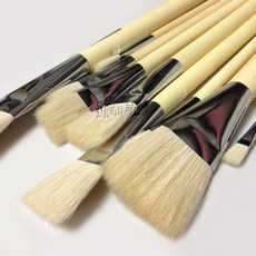 호남한지필방 채색화용 납작붓 평필 l한국화붓 l동양화붓, 1개, 2호(0.8cm)