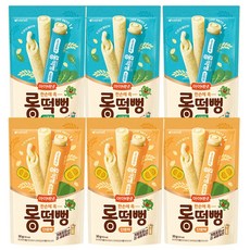 아이배냇 롱떡뻥 고구마 시금치 단호박 x 2개씩 (총 6개), 1세트, 180g, 롱떡뻥(시금치3+단호박3)