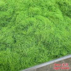 잔디 분말 모델 나일론 가짜 벨벳 초원 만들기 재료 풍경 기차 철도 레이아웃, 1개, 1. 3mm light green