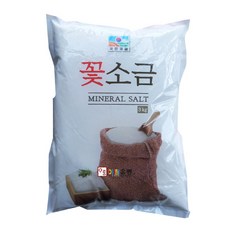 국민제염 수입산 꽃소금 /무료배송, 2개, 3kg