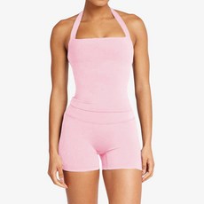 2025新款 瑜伽套裝 運動健身 跑步 兩件式 瑜伽服 背心 短褲 5色可選