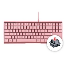 CHERRY 체리 키보드 MX BOARD 3.0S TKL 기계식 유선 텐키리스 게이밍 키보드 (4종 축 선택) / 공식 판매점, 저소음 적축, G80-3876-저소음 적축, 핑크