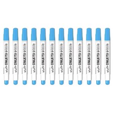 문교 멀티초크펜 블루 1타스(12개입)