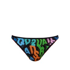디스퀘어드2 로고 프린트 비키니 브리프