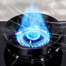 휴대용 캠핑 9홀 가스버너 바람막이, 9홀 바람막이 블랙, 1개