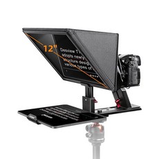 Desview 百視悅 T12S 提詞器 直播 錄影 12.9吋 適廣角鏡頭 相容手機/平板/相機 相機專家, 1個