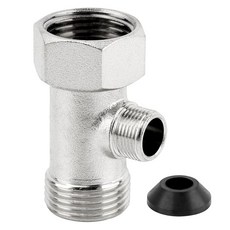 Reicyfang 비데 T형 어댑터 15/16인치 3방향 어댑터 티 커넥터 T형 커넥터 비데 부착물 샤워 헤드 분배기 분무기 수도꼭지용 밸브 호스 피팅 110780, Reicyfang 비데 T형 어댑터, 15/16인치 3