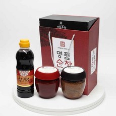 명품 순창 전통 장류 3종 선물세트 간장 홍게간장 된장 고추장 추석·설날 실속 선물, 1