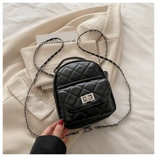 투니스 여성 다이아몬드 퀼팅 미니 백팩