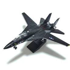 F 14 전투기 1/72 플라스틱 조립 모형 (베이스 포함) 가정 배치 수집 및 장식 창의적인 선물, 01 F14 1 72 black