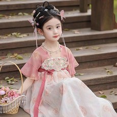 女童漢服 中國風古裝公主連衣裙