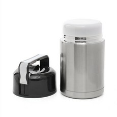 콩들 스텐 보온 죽통 1L 실버 직장인도시락통