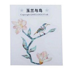 일렉트릭 기타 바디 데칼 스티커 주축 인레이 부품, 1개