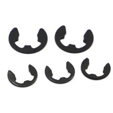 블랙 망간 304 스테인리스 스틸 샤프트 베어링 리테이닝 링 분할 와셔 M1.2 - M15 스냅 칼라 E 타입 클립 서클립 GB896, 01 M1.2 50pcs, [01] 65 manganese steel, 1개