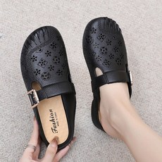 Modern Fashion 여성 방수 통기성 뮬 블로퍼 스트랩 슬리퍼 X123
